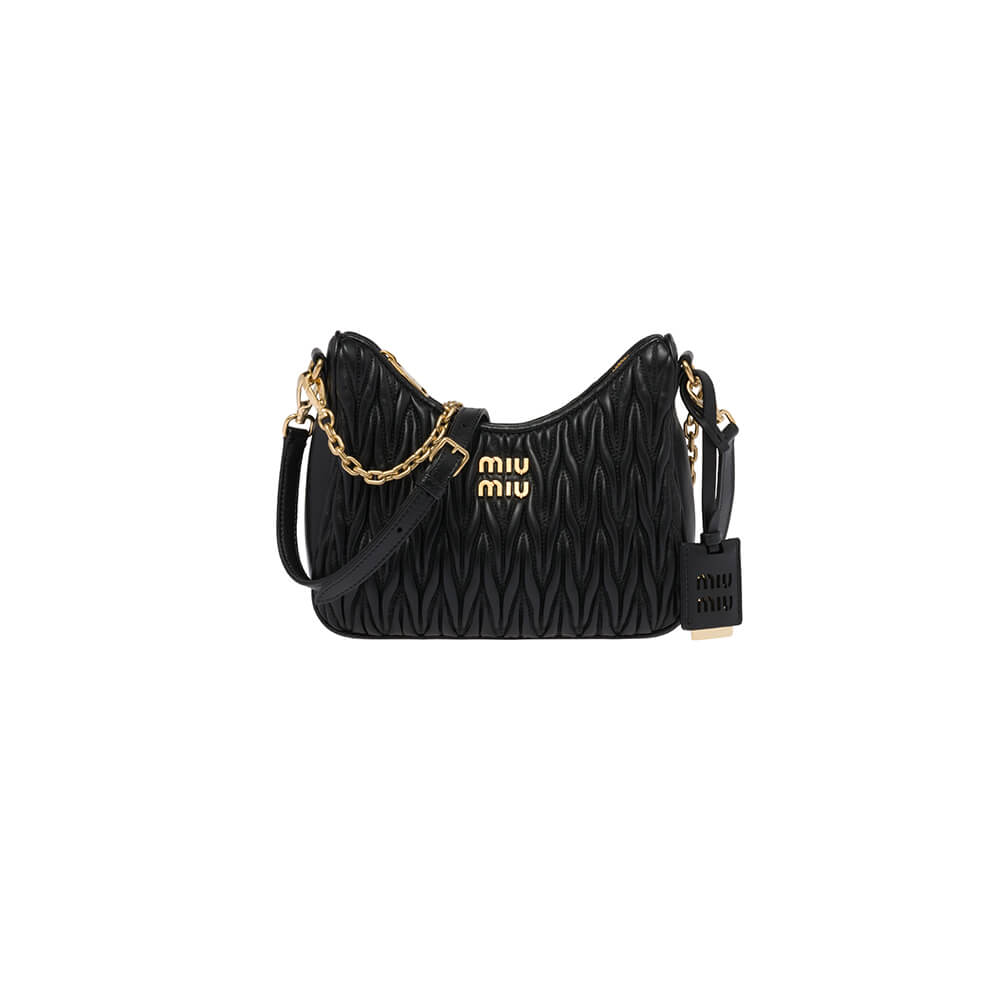 Matelasse nappa leather shoulder bag