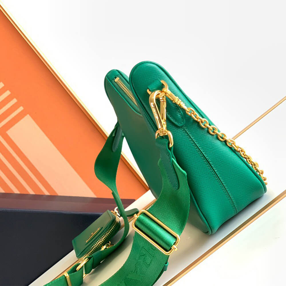 Pra*a re-edition 2005 saffiano leather bag