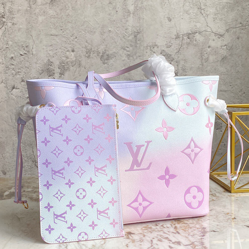 LV Neverfull MM Sunrise Pastel
