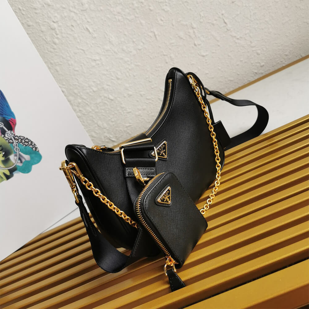 Pra*a re-edition 2005 saffiano leather bag