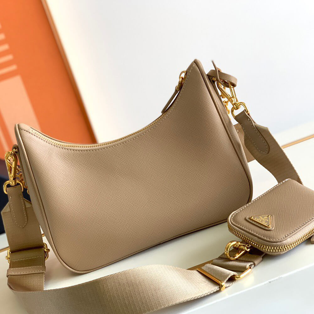 Pra*a re-edition 2005 saffiano leather bag