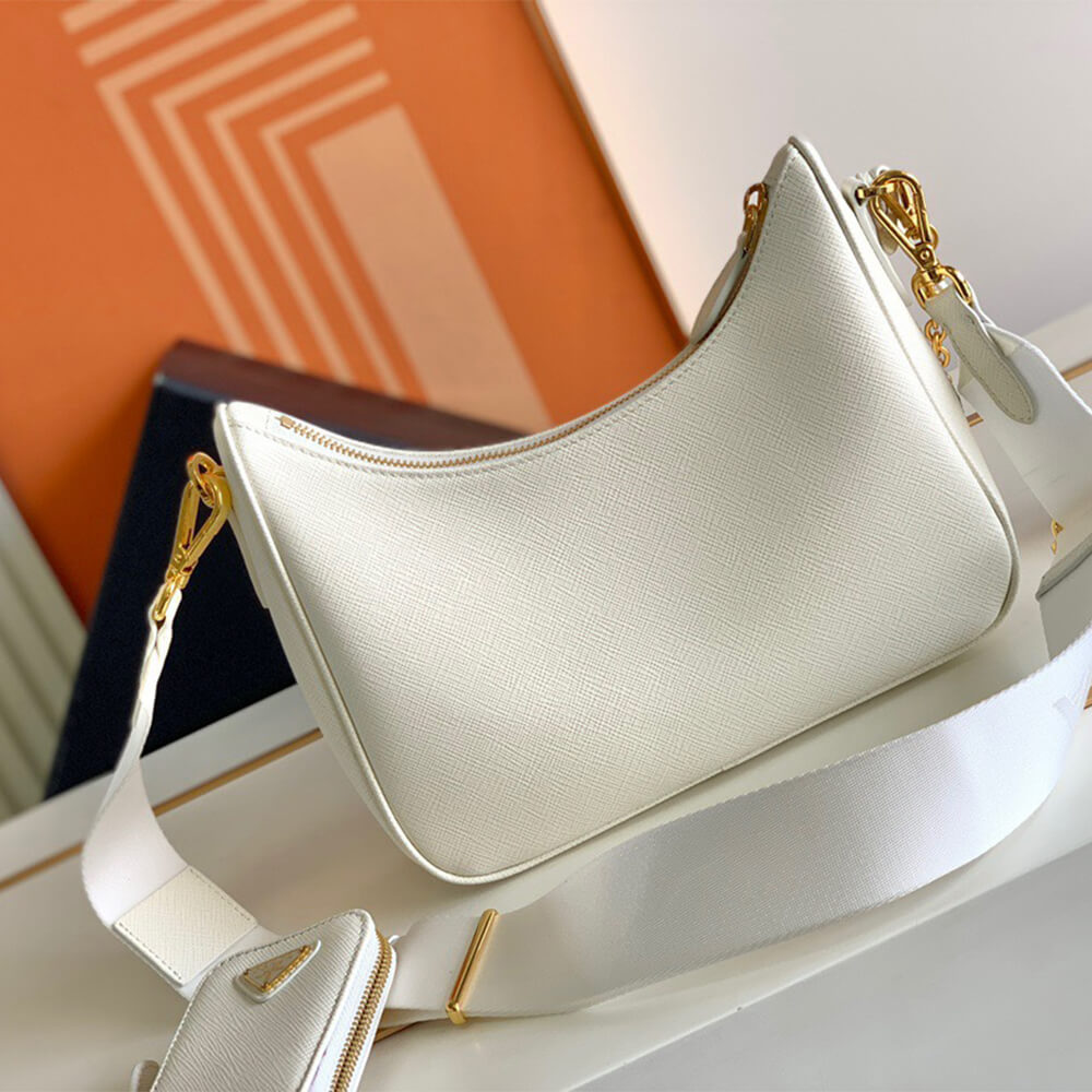 Pra*a re-edition 2005 saffiano leather bag