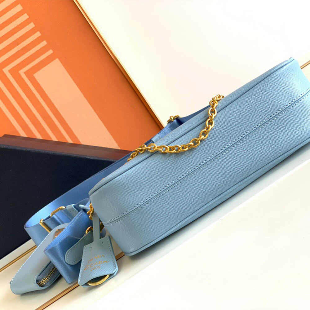 Pra*a re-edition 2005 saffiano leather bag