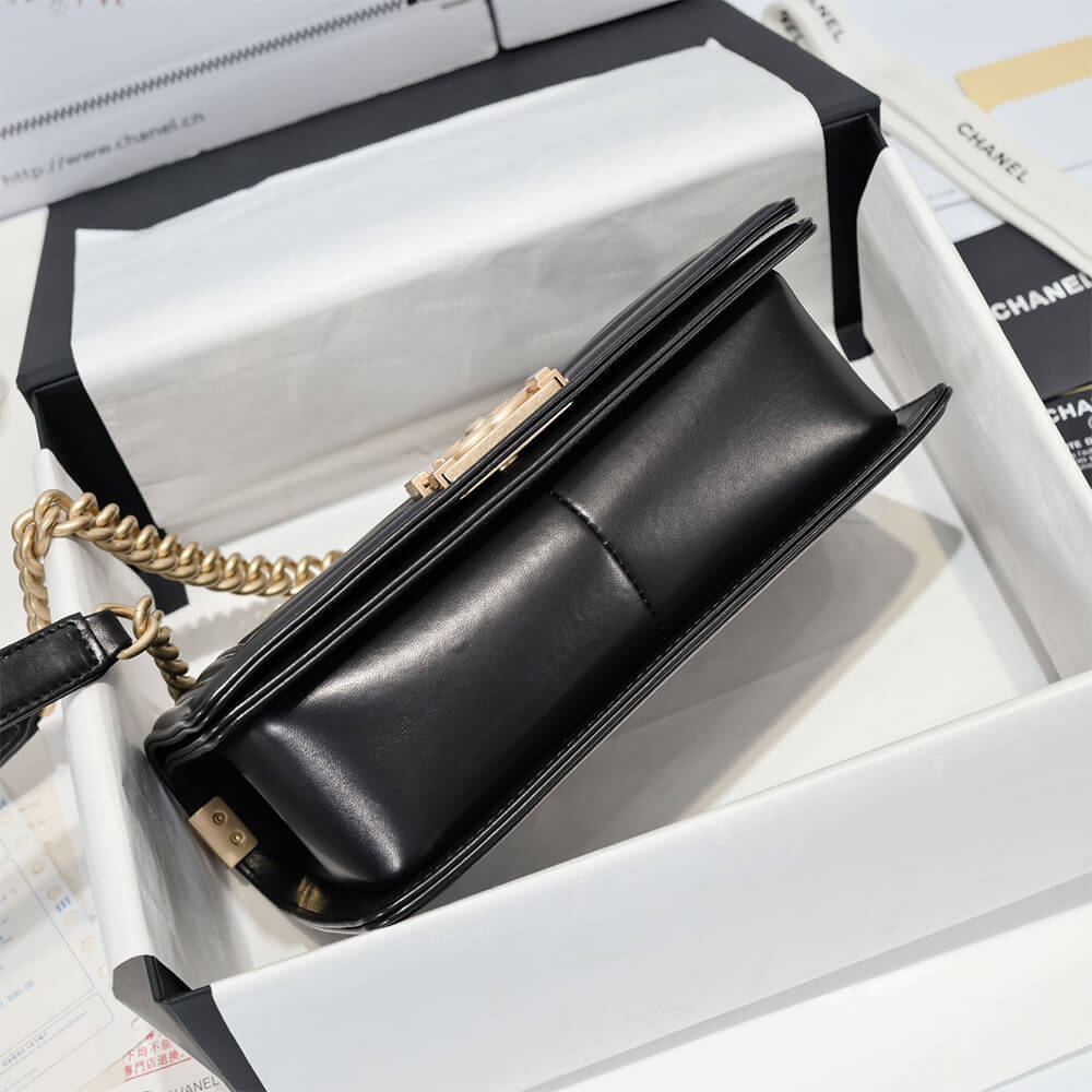 chevron boy Ch*el handbag
