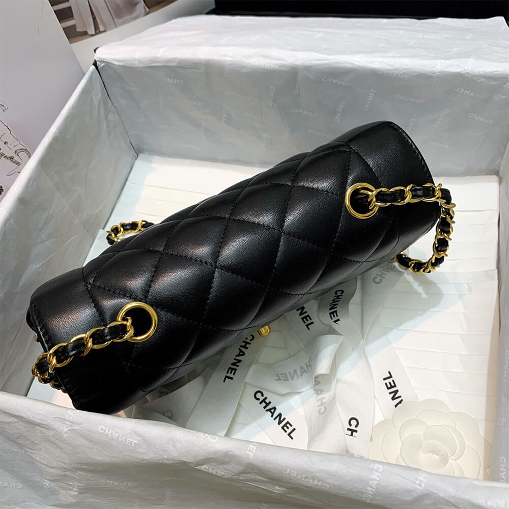Ch*el vintage small diana flap bag