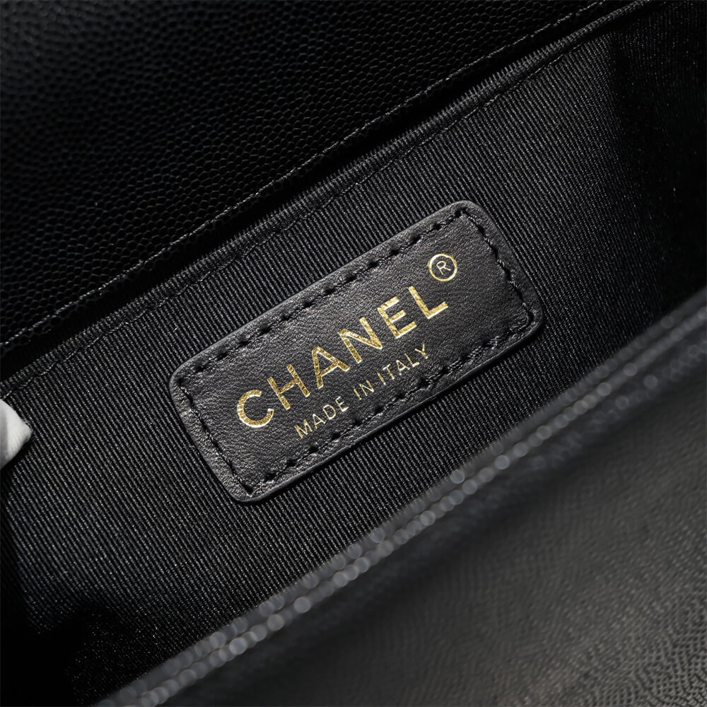 chevron caviar boy Ch*el handbag