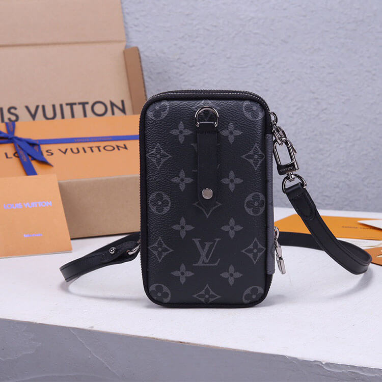 LV Double Phone Pouch