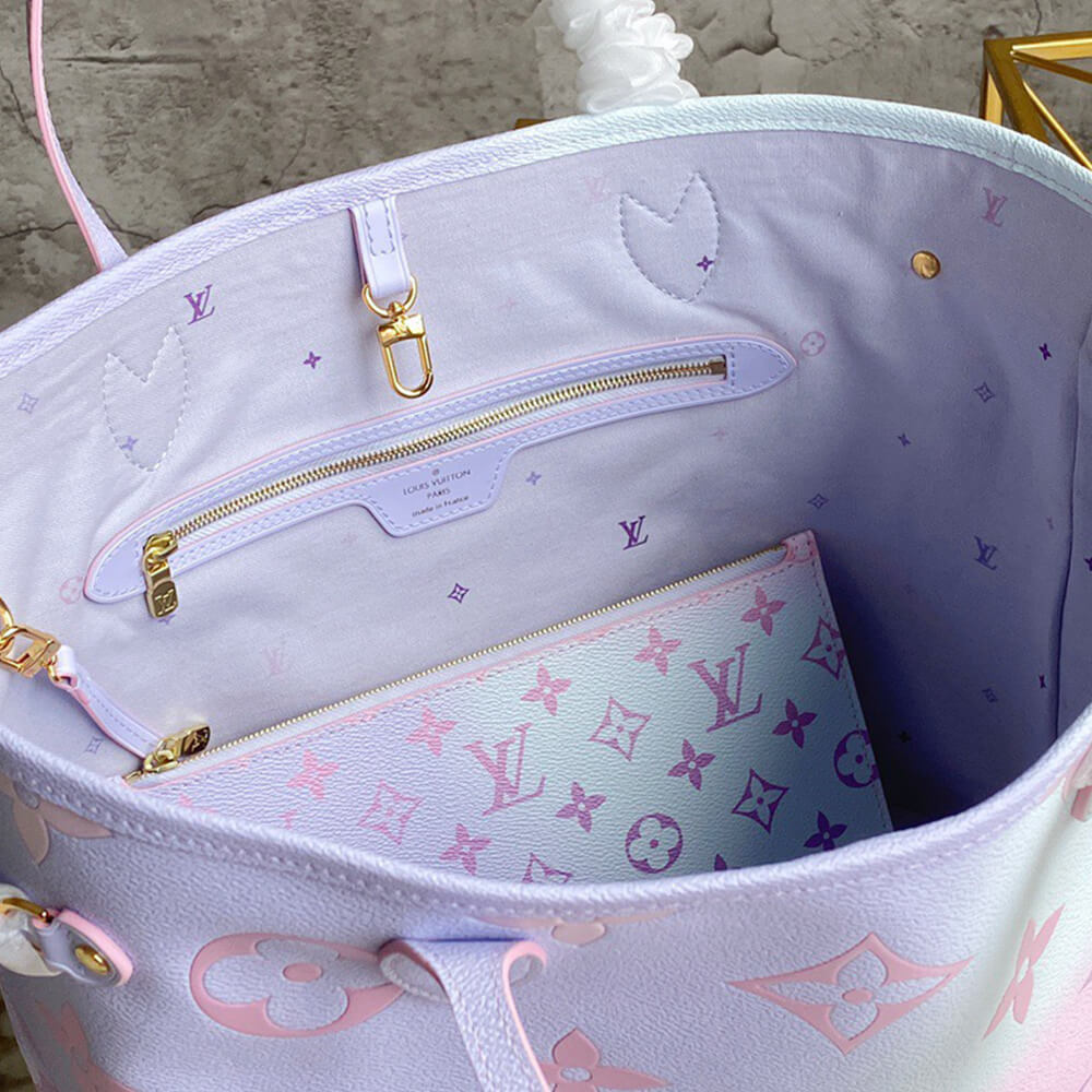 LV Neverfull MM Sunrise Pastel