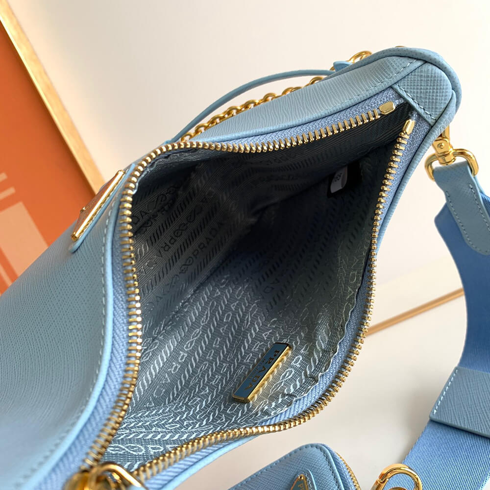 Pra*a re-edition 2005 saffiano leather bag
