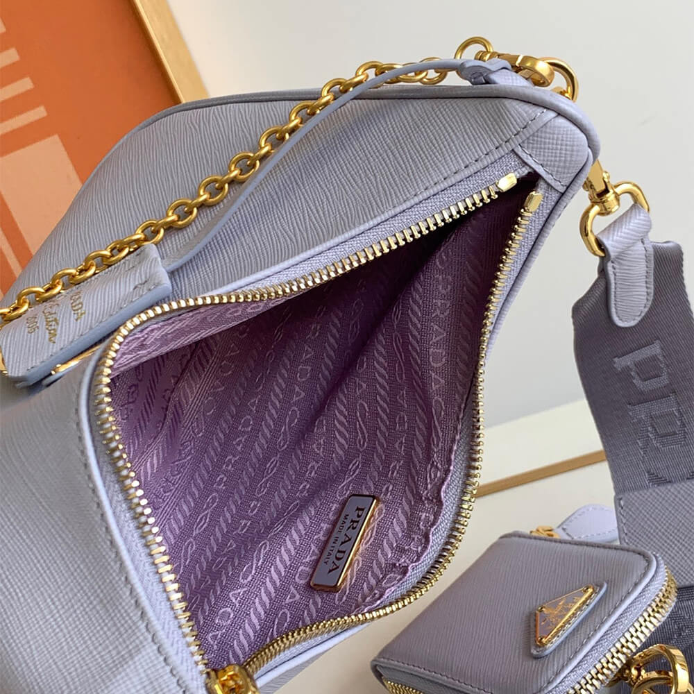 Pra*a re-edition 2005 saffiano leather bag