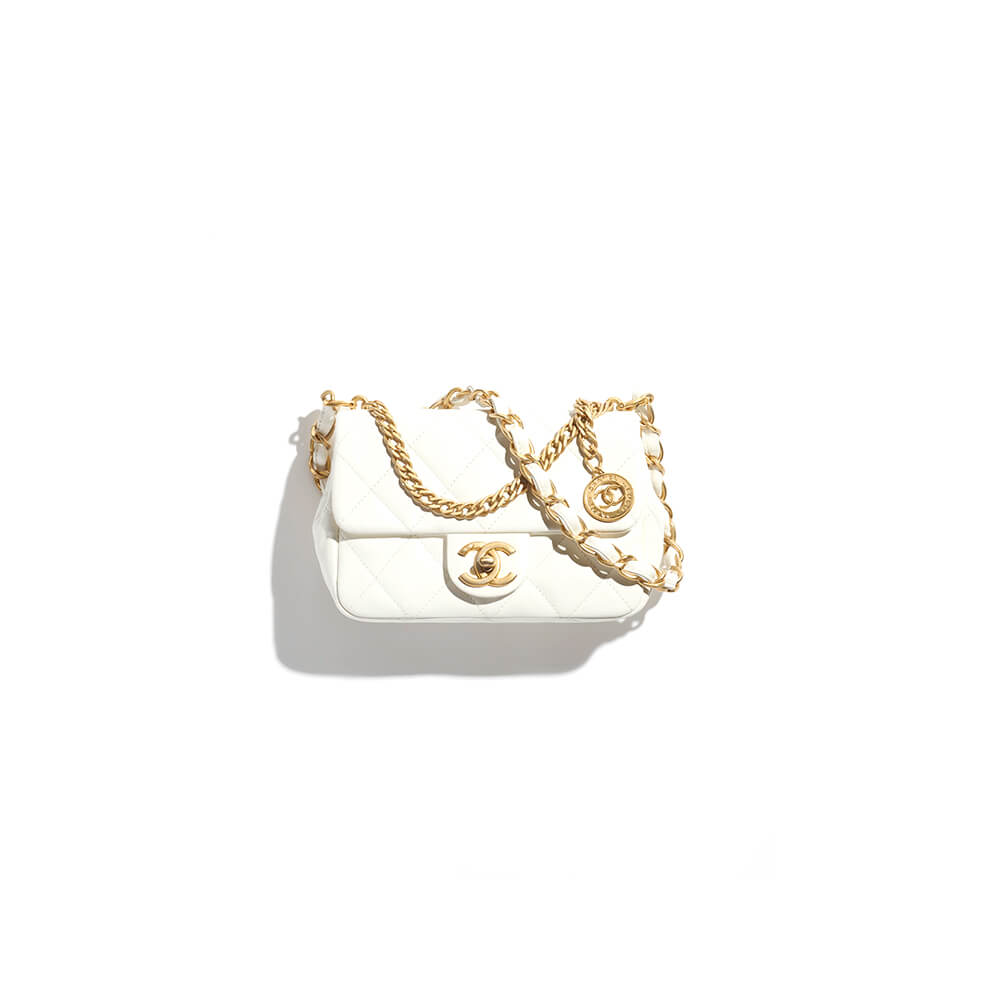 Ch*el small flap bag