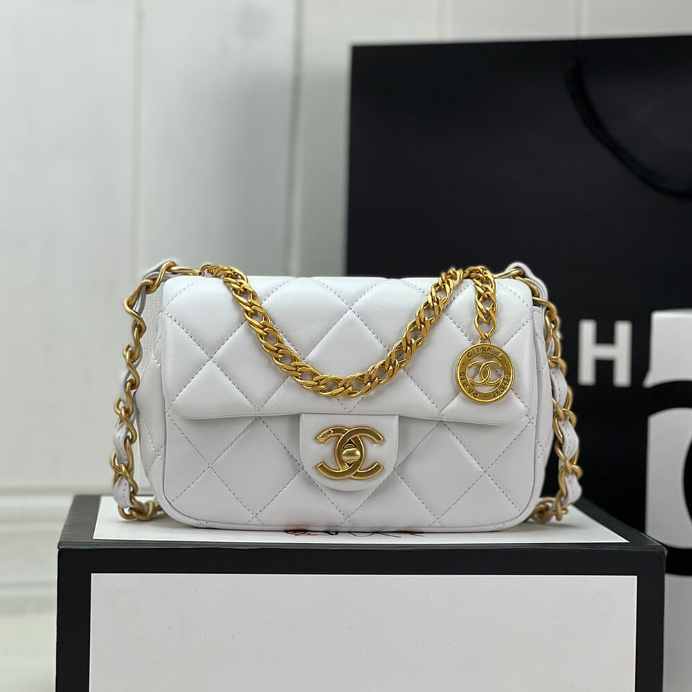 Ch*el small flap bag