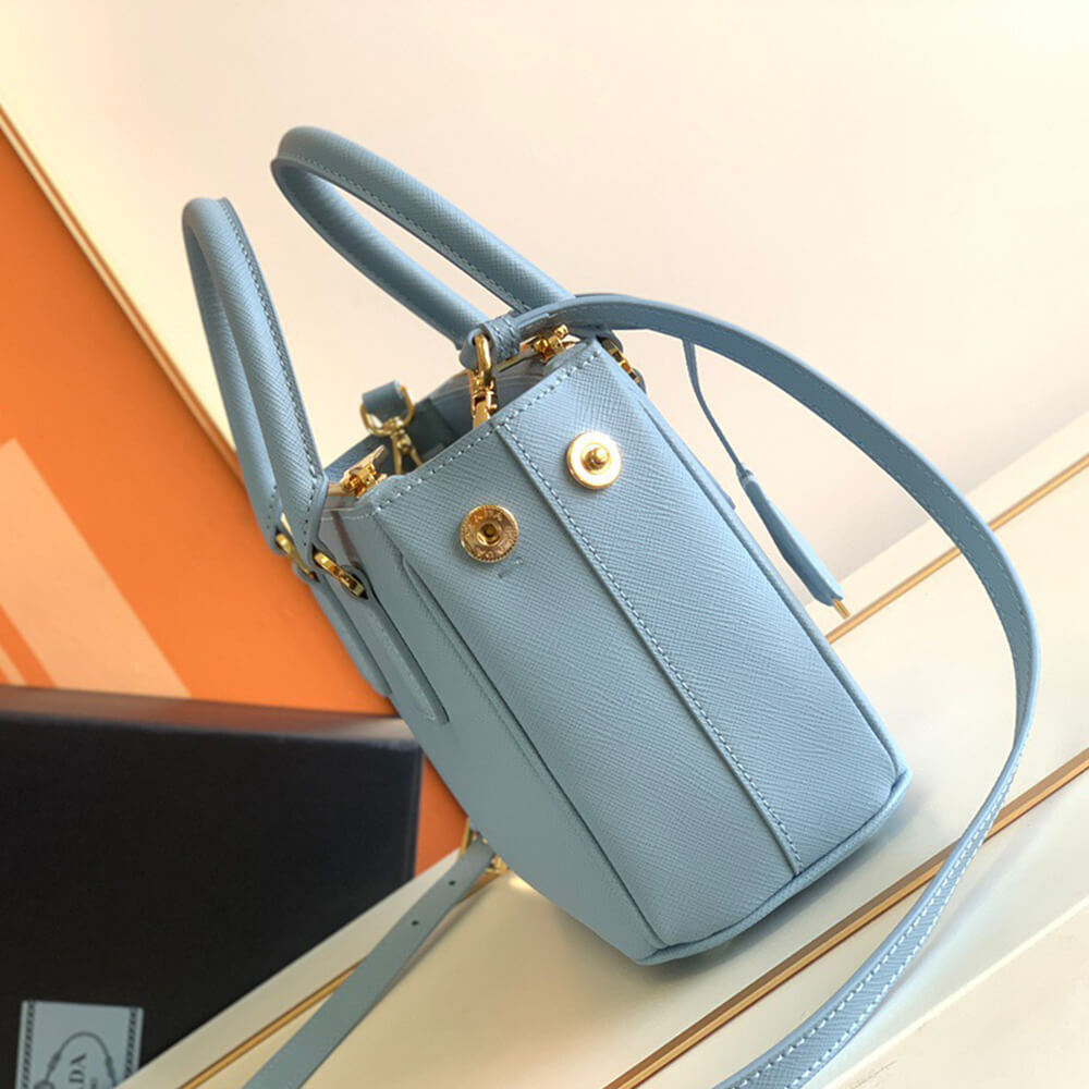 Pra*a galleria saffiano leather mini-bag