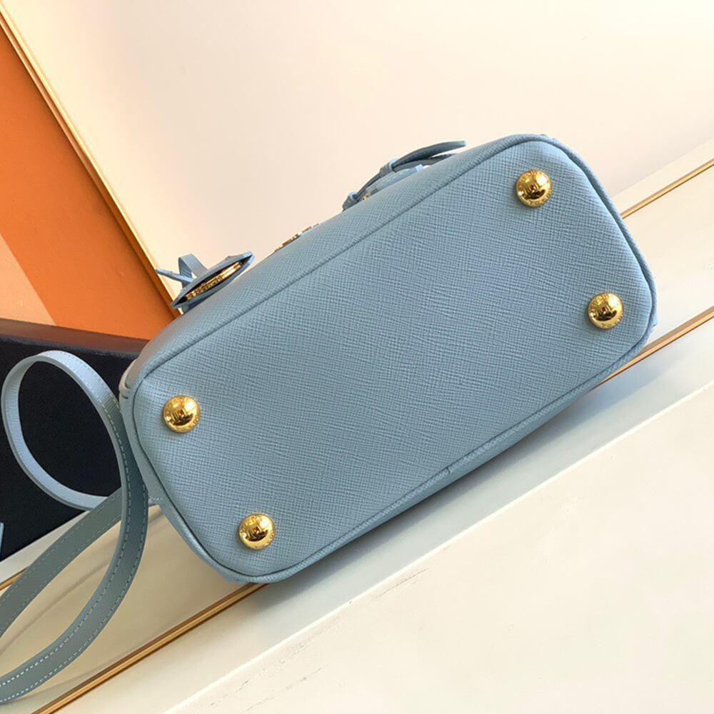 Pra*a galleria saffiano leather mini-bag