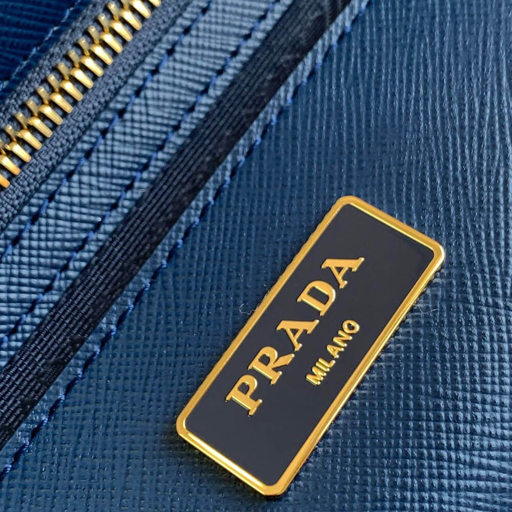large Pra*a galleria saffiano leather bag