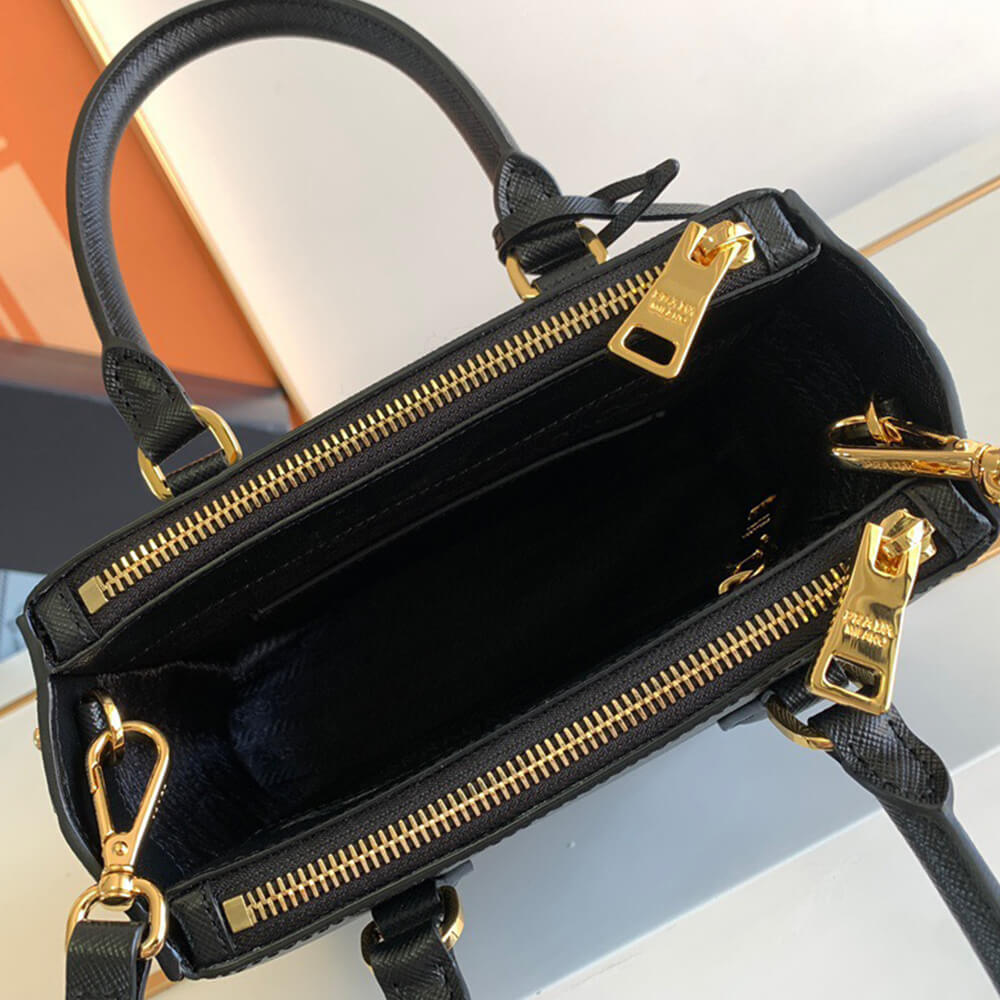 Pra*a galleria saffiano leather mini-bag