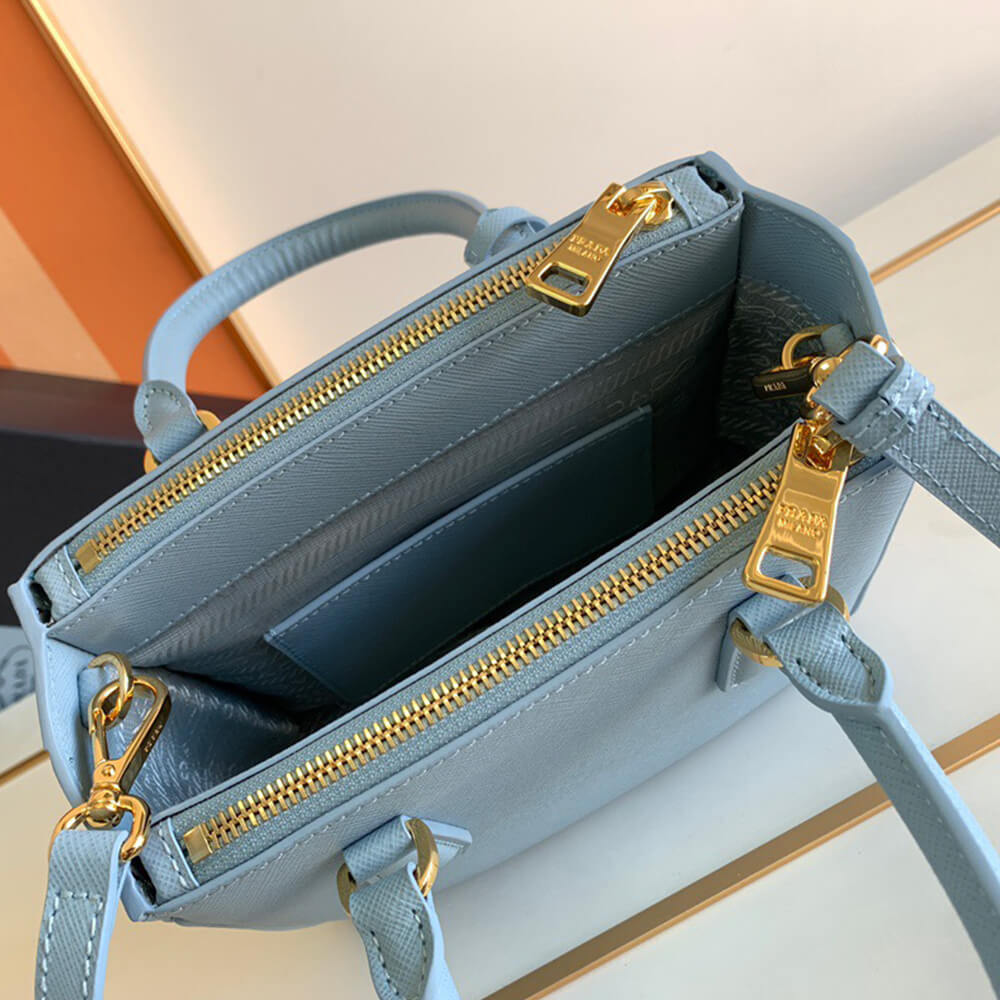 Pra*a galleria saffiano leather mini-bag