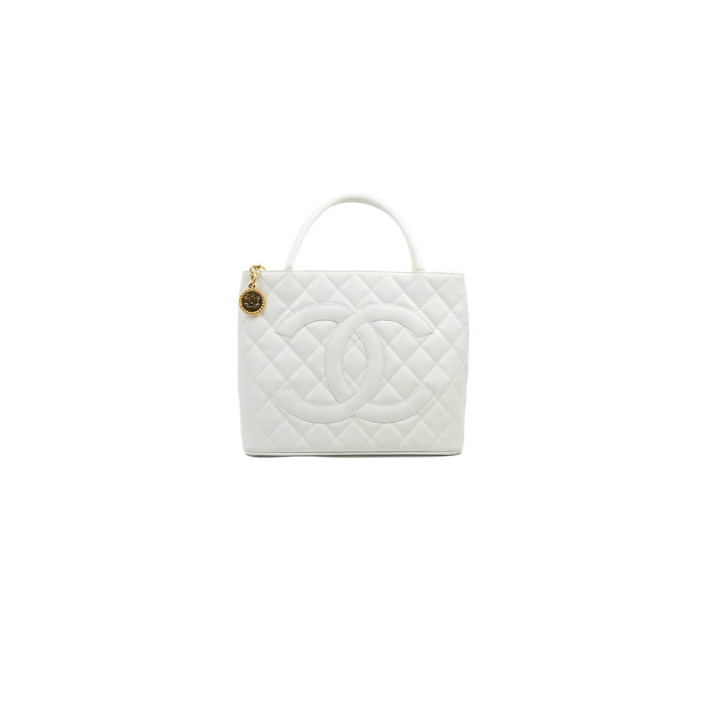 Ch*el medallion tote bag