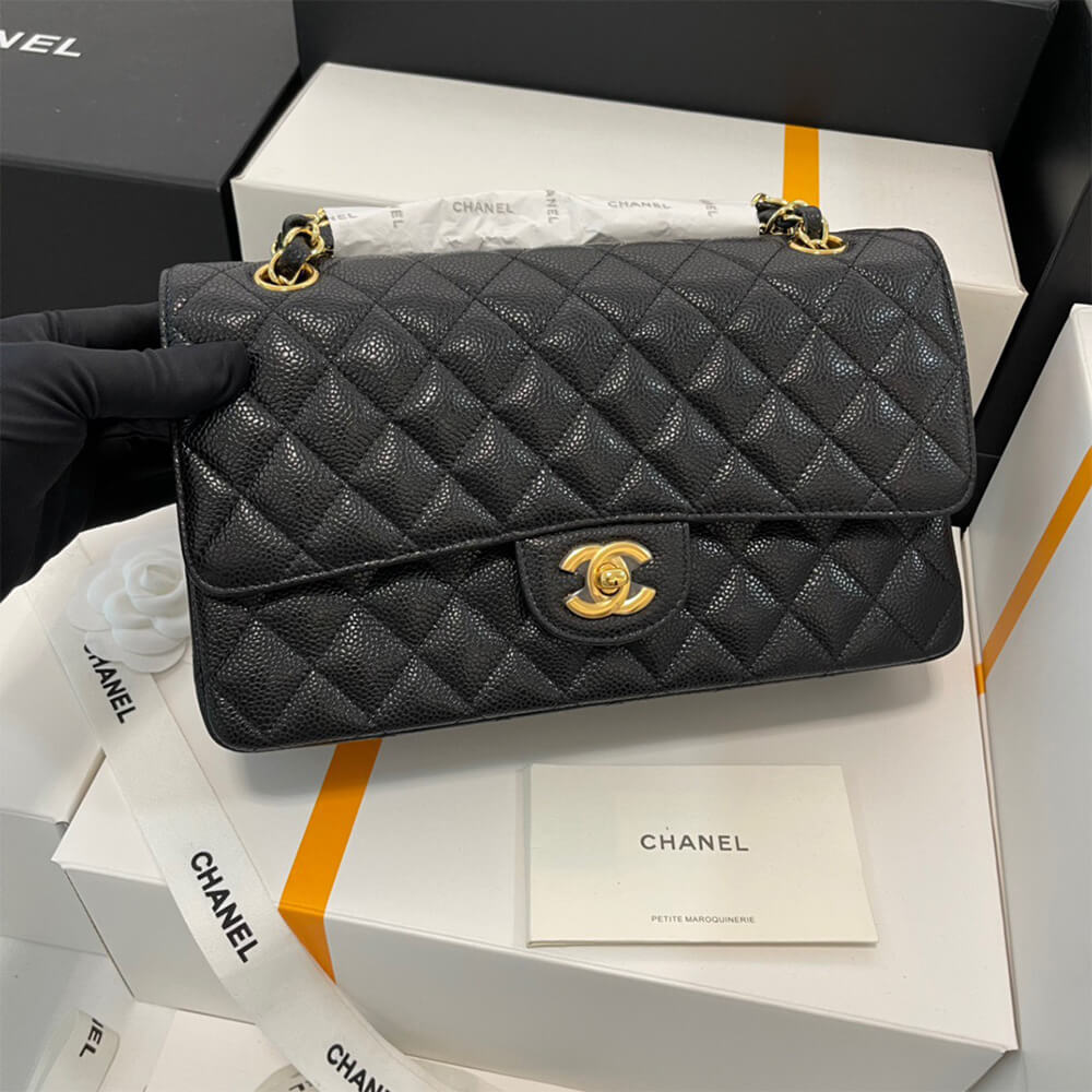 Ch*el classic flap handbag(high-end grade)