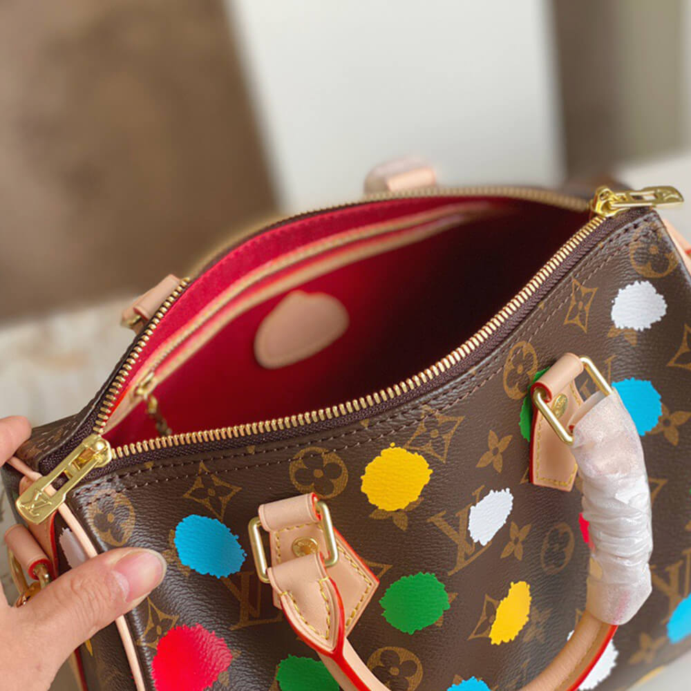 LV x YK Speedy Bandouliere 25