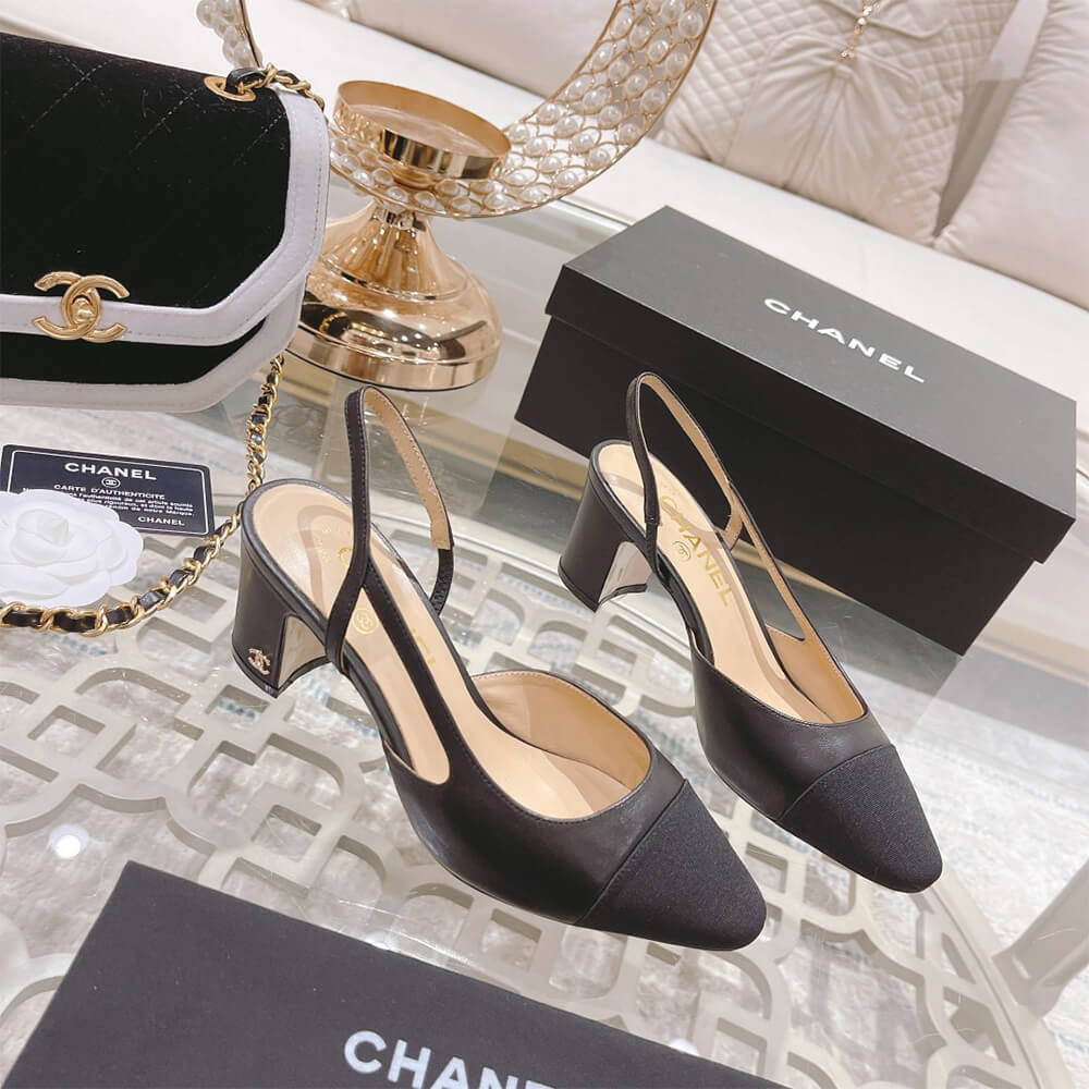Ch*el slingback sandal