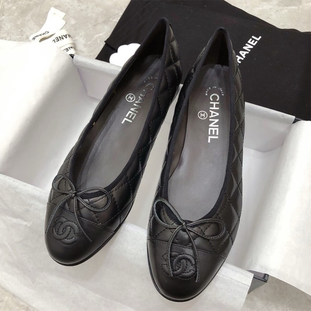 Ch*el ballerina flat