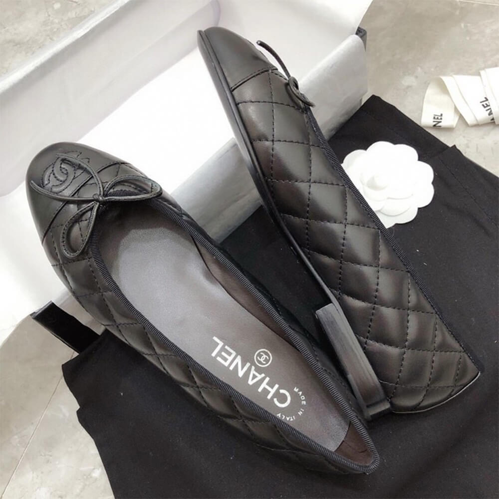 Ch*el ballerina flat