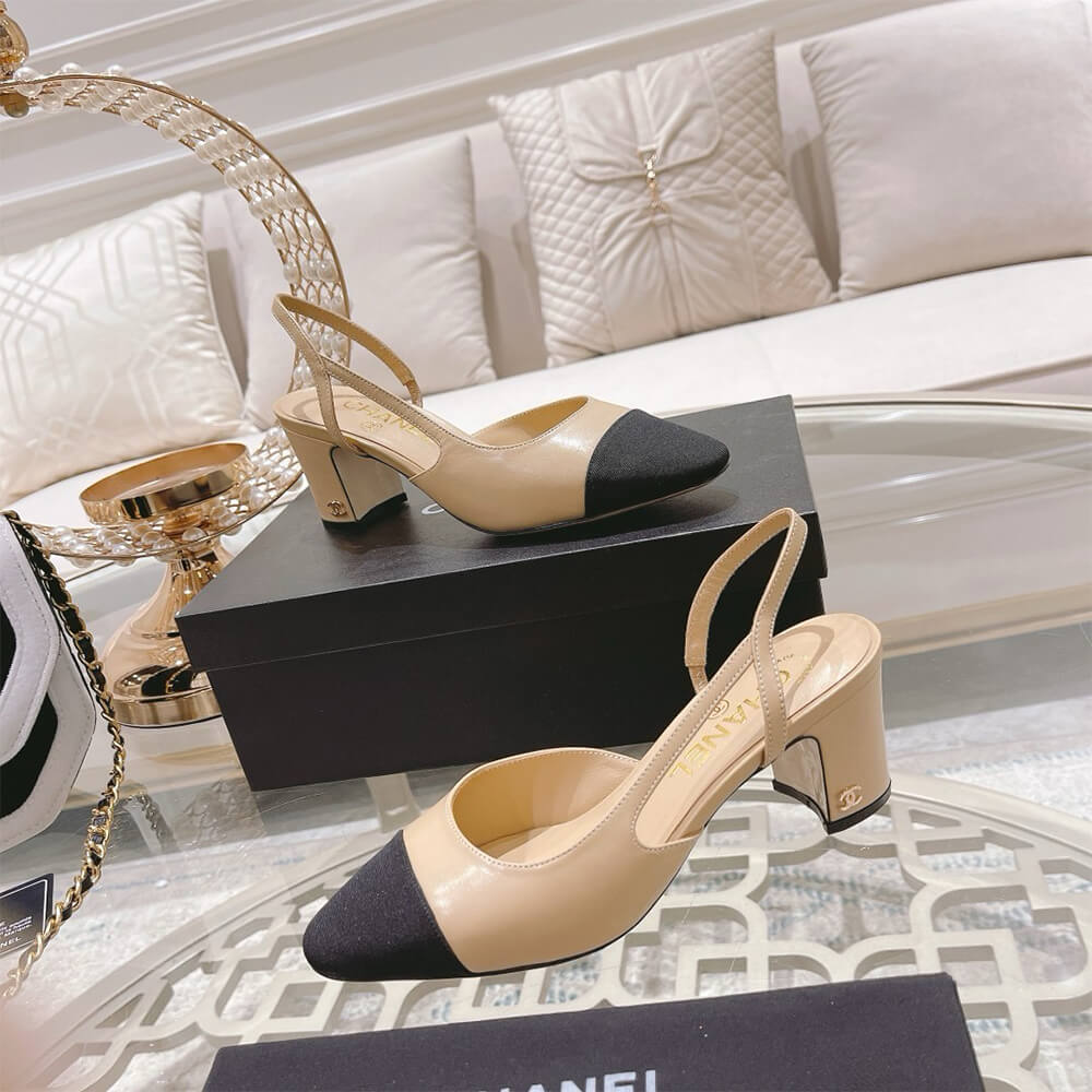 Ch*el slingback sandal