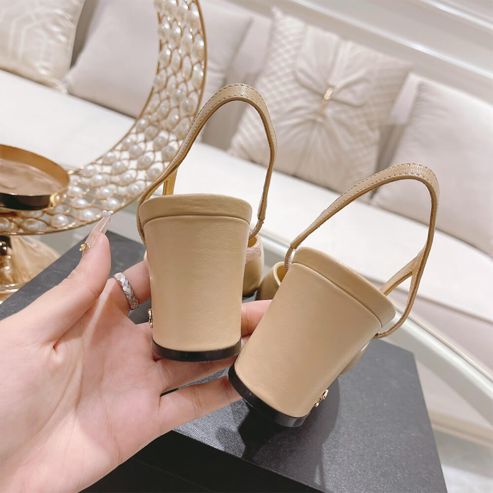 Ch*el slingback sandal