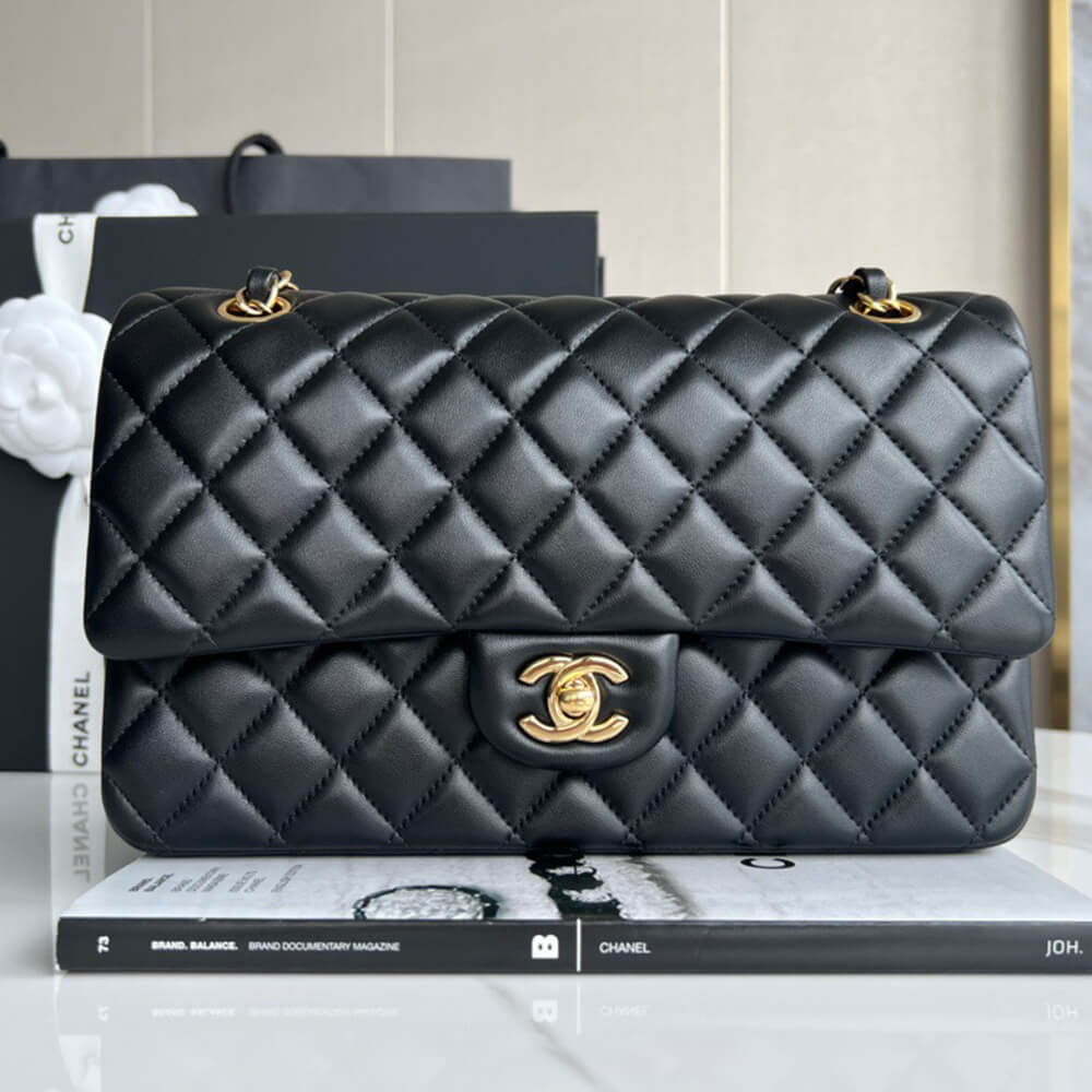 Ch*el classic flap handbag(high-end grade)