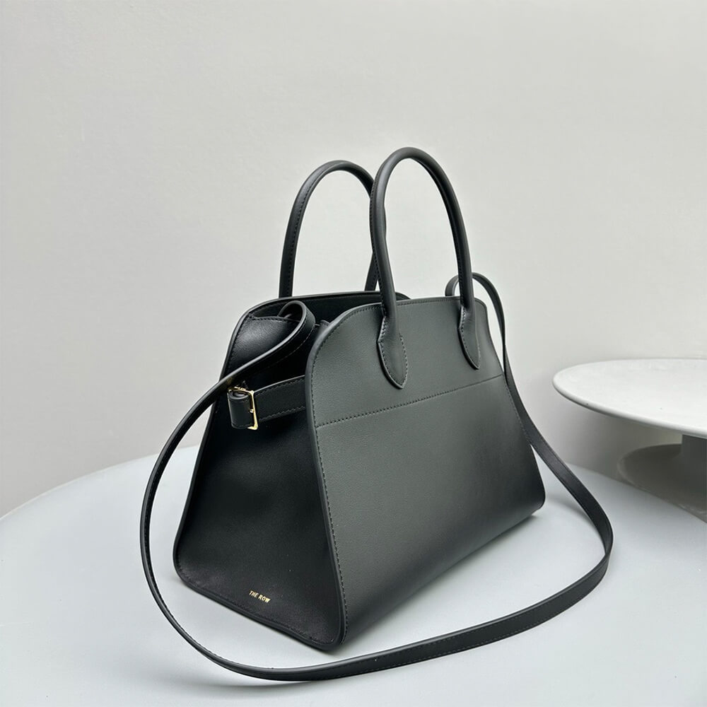 THE ROW Margaux 12 leather top-handle bag