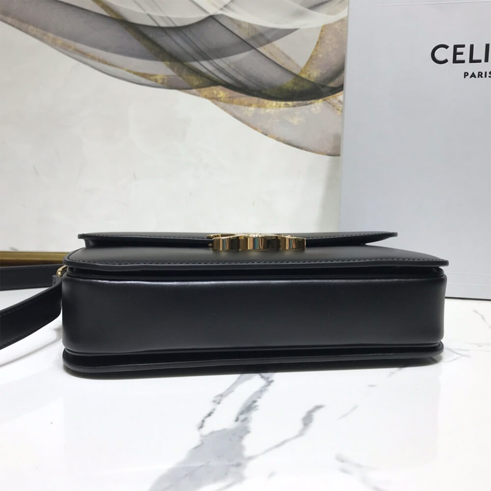 Ce**e classique triomphe bag in shiny calfskin(high-end grade)