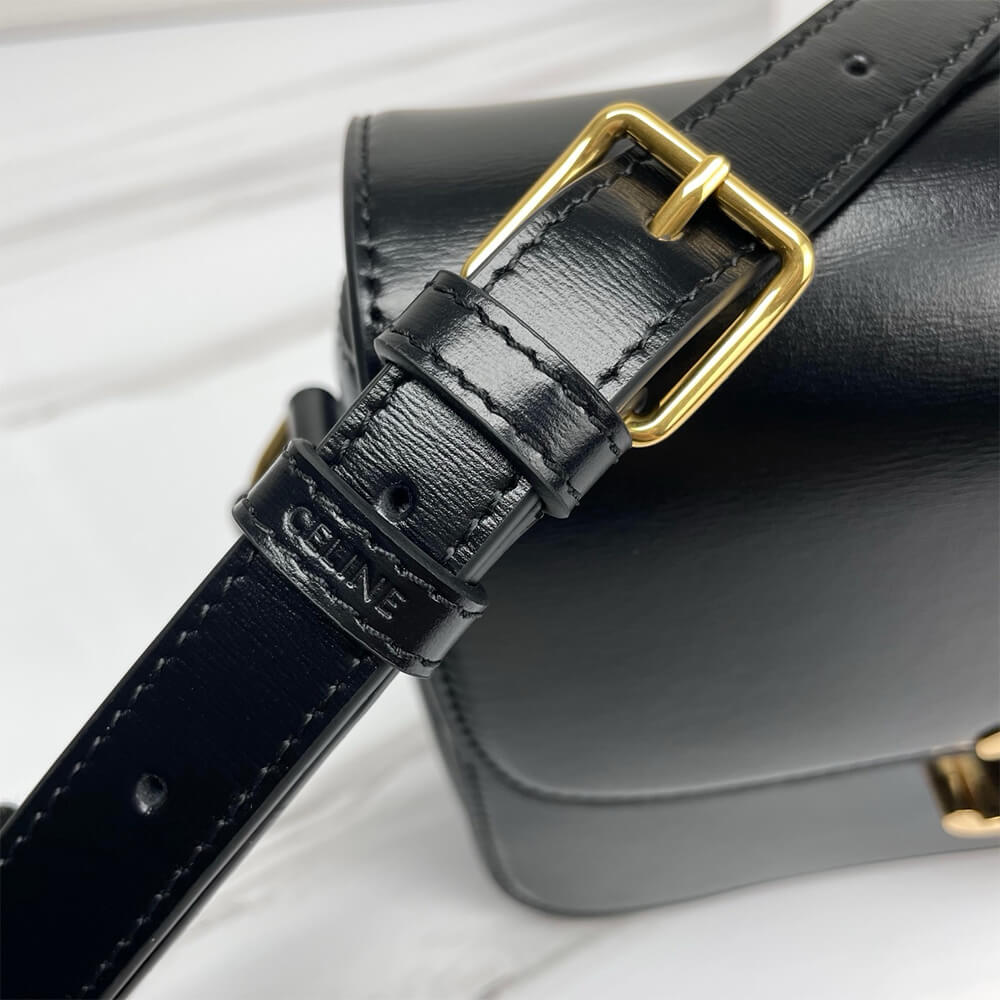 Ce**e classique triomphe bag in shiny calfskin(high-end grade)