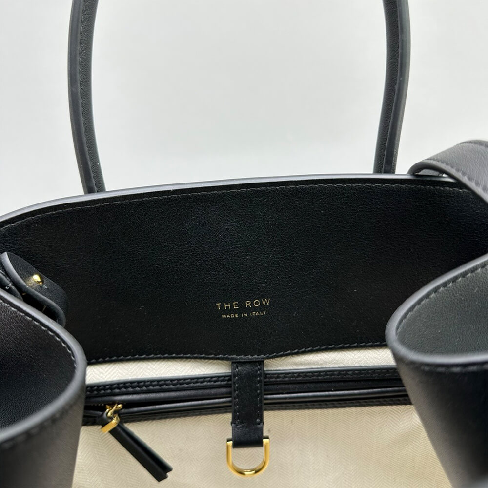 THE ROW Margaux 12 leather top-handle bag