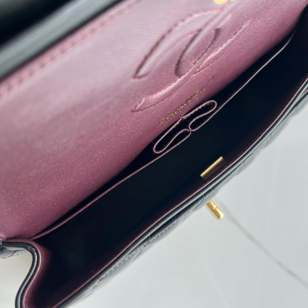 Ch*el classic flap handbag(high-end grade)