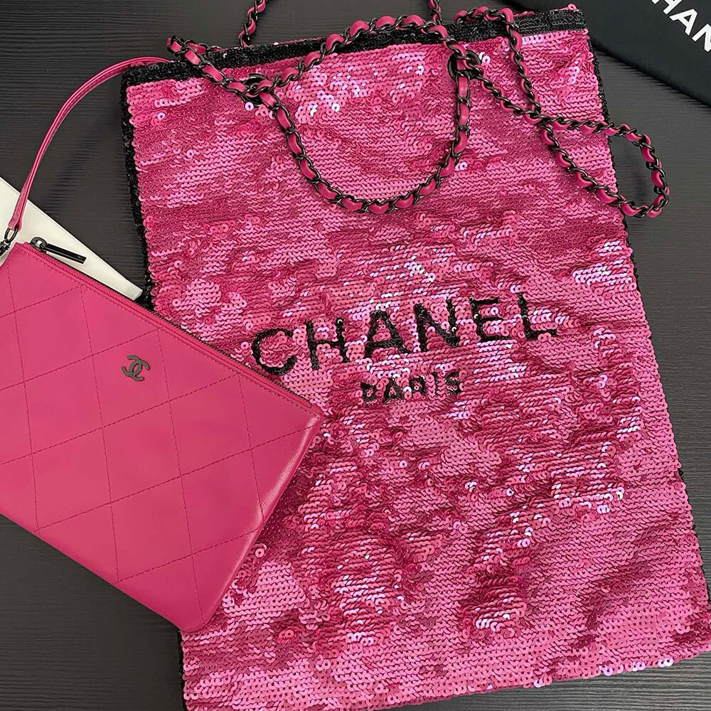 Ch*el shopping bag