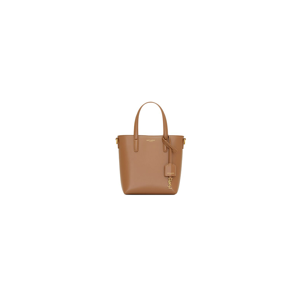 MINI TOY SHOPPING SAINT LAURENT IN BOX LEATHER
