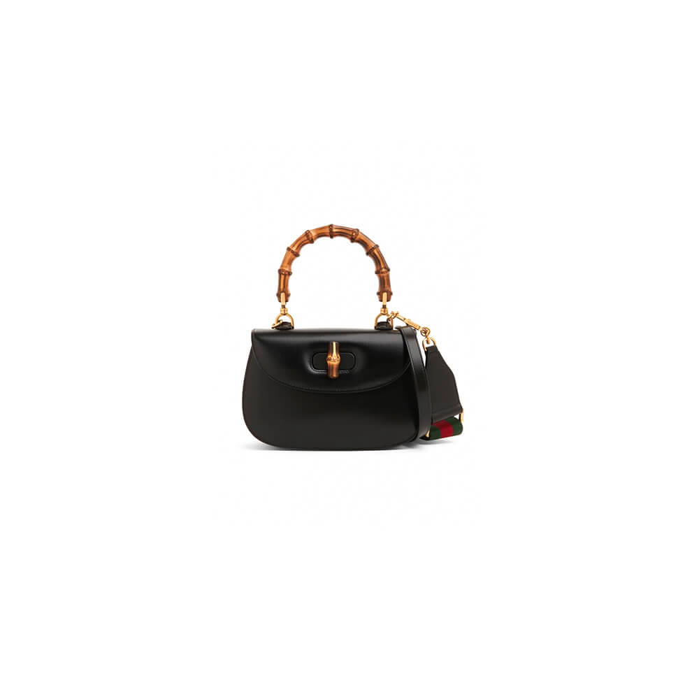 G*u*i bamboo 1947 jumbo gg small top handle bag