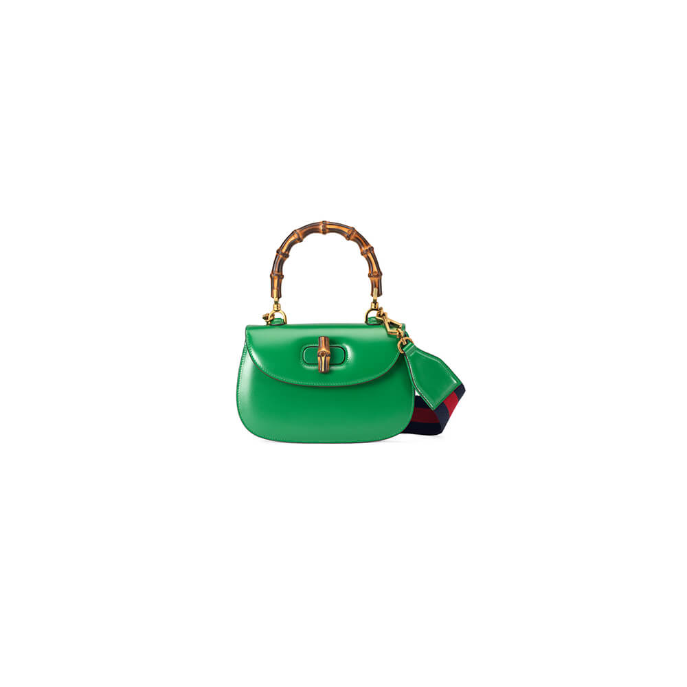 G*u*i bamboo 1947 jumbo gg small top handle bag