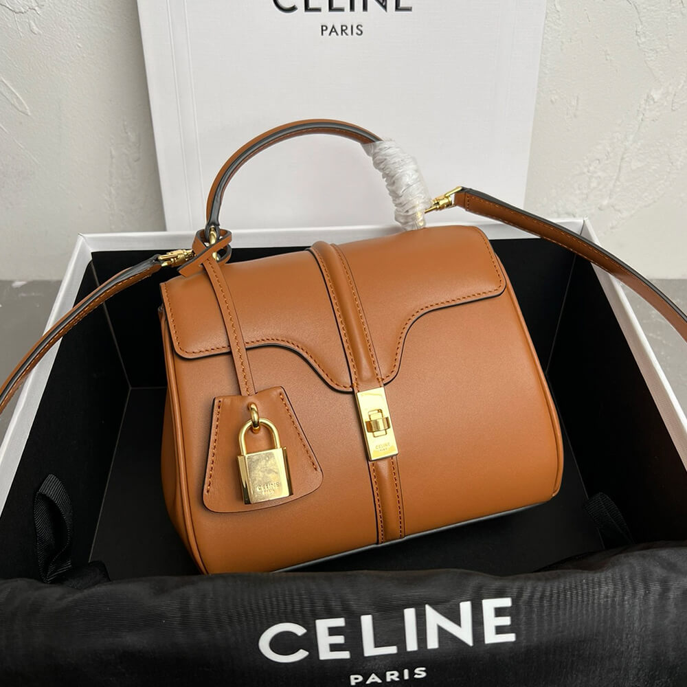 Ce**e mini 16 in satinated calfskin(high-end grade)