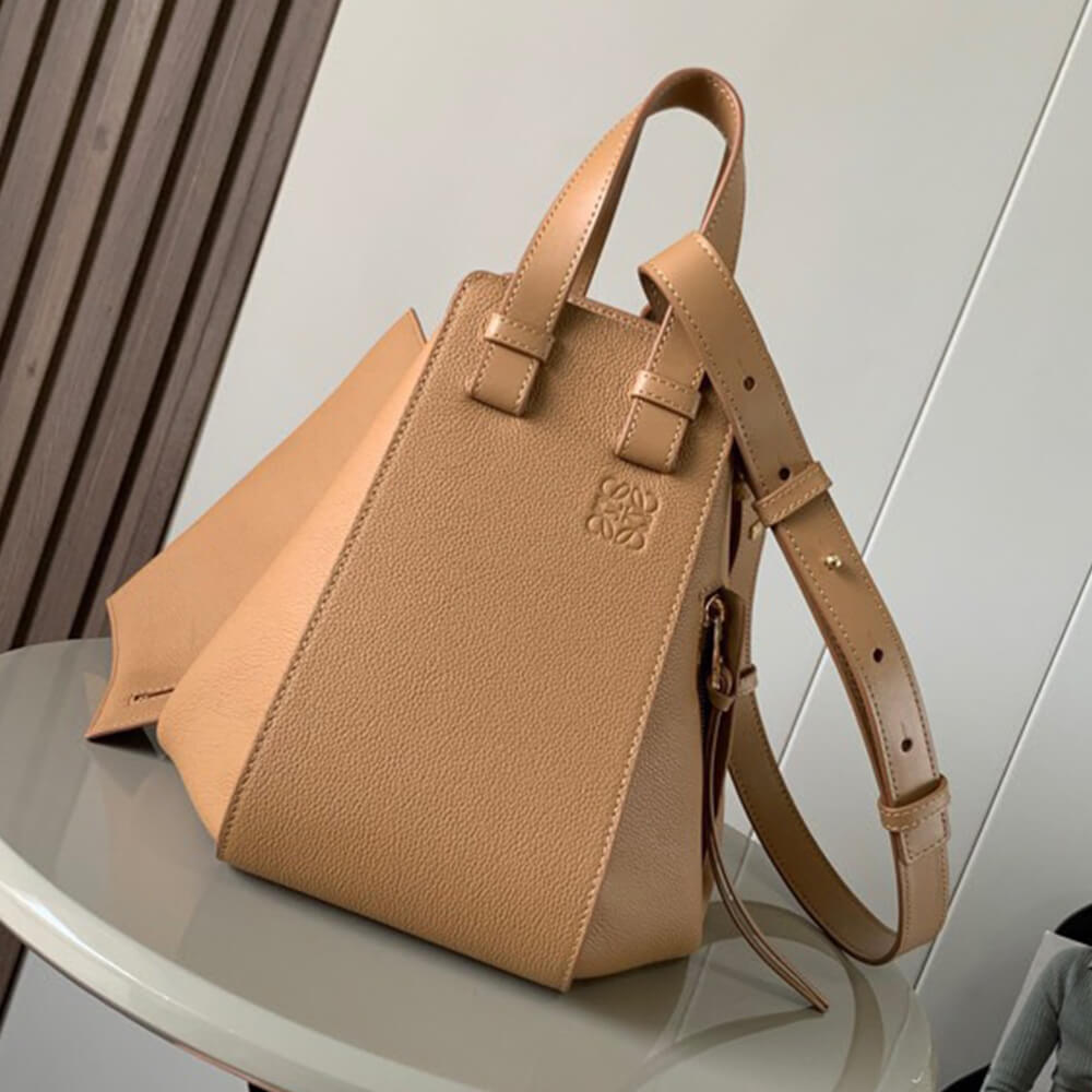 LOEWE Small Hammock bag in soft grained calfskin
