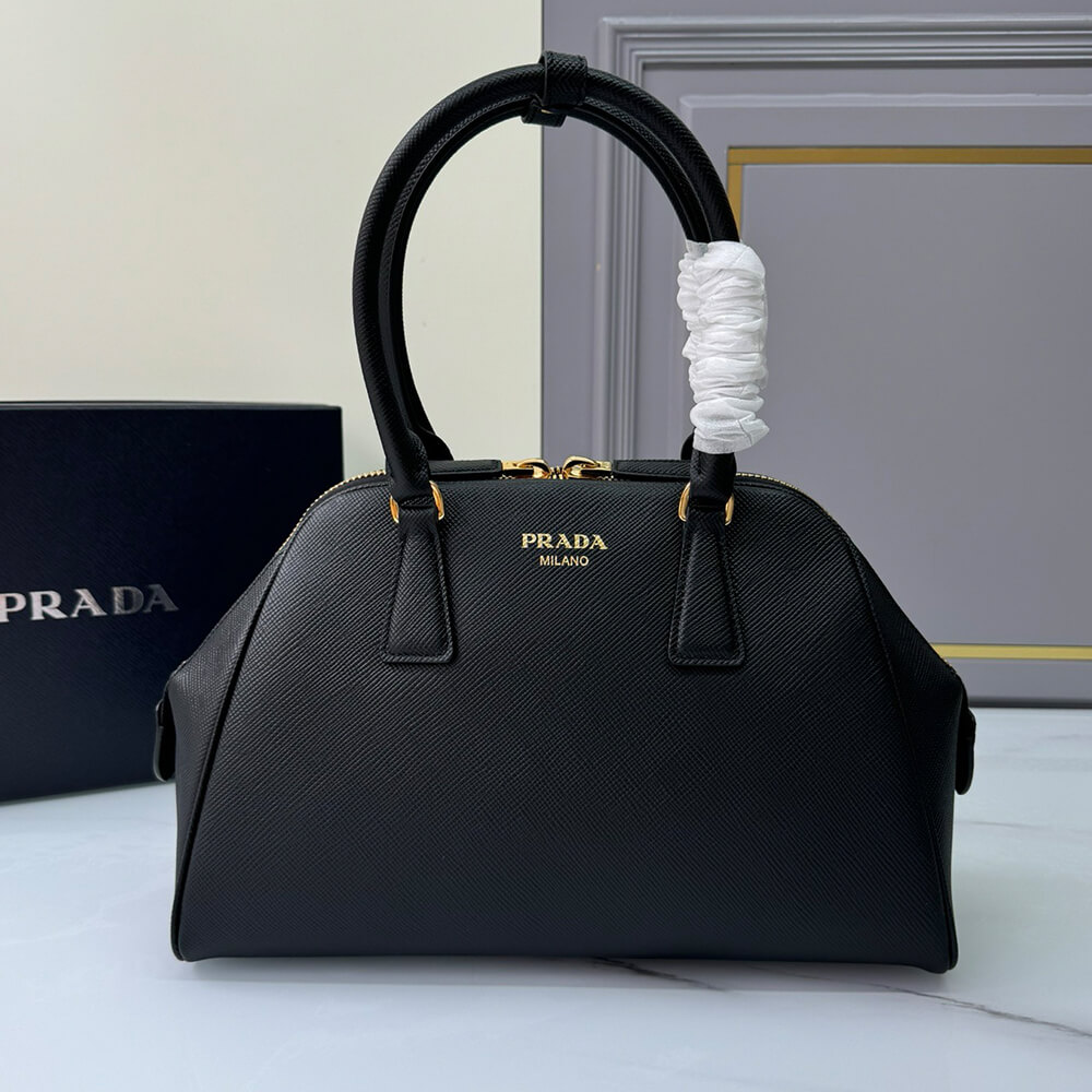 Pra*a medium saffiano leather bag(high-end grade)