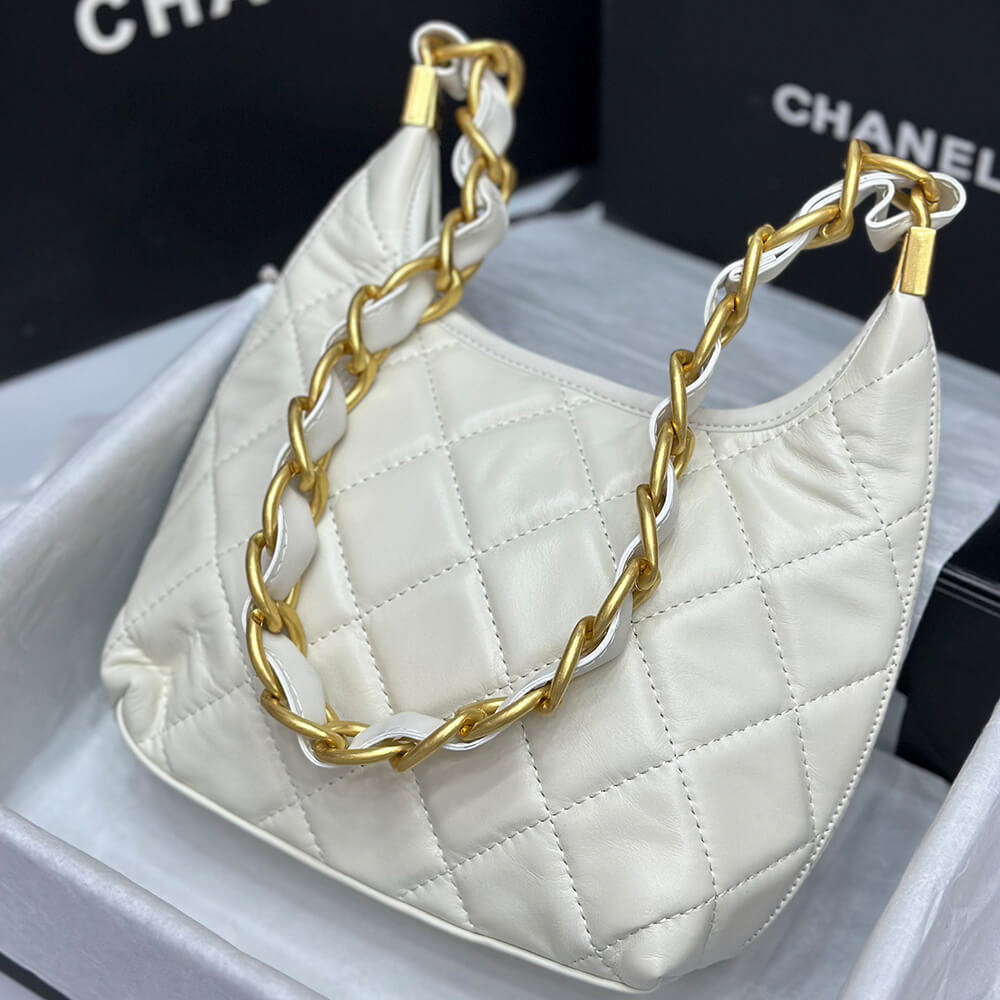 Ch*el small hobo bag