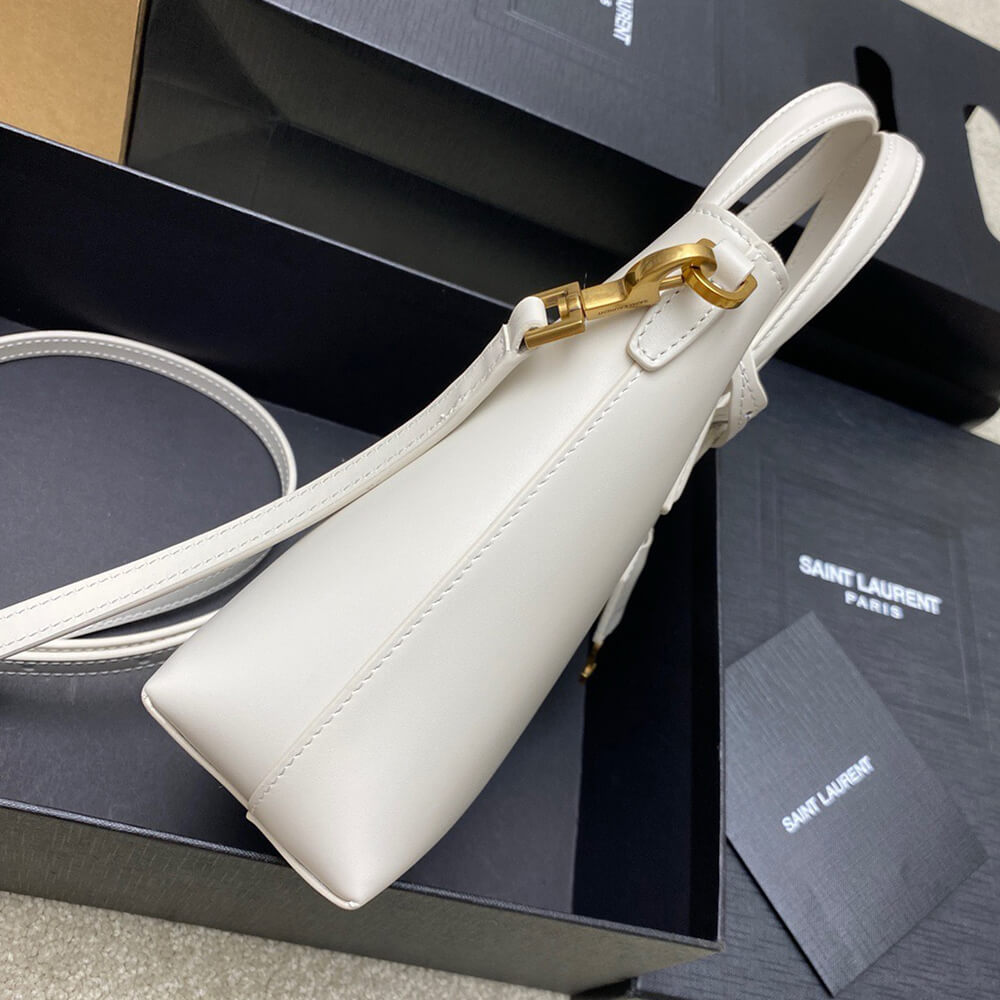 MINI TOY SHOPPING SAINT LAURENT IN BOX LEATHER