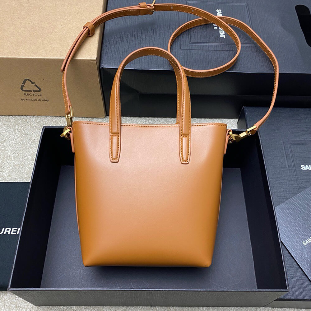 MINI TOY SHOPPING SAINT LAURENT IN BOX LEATHER