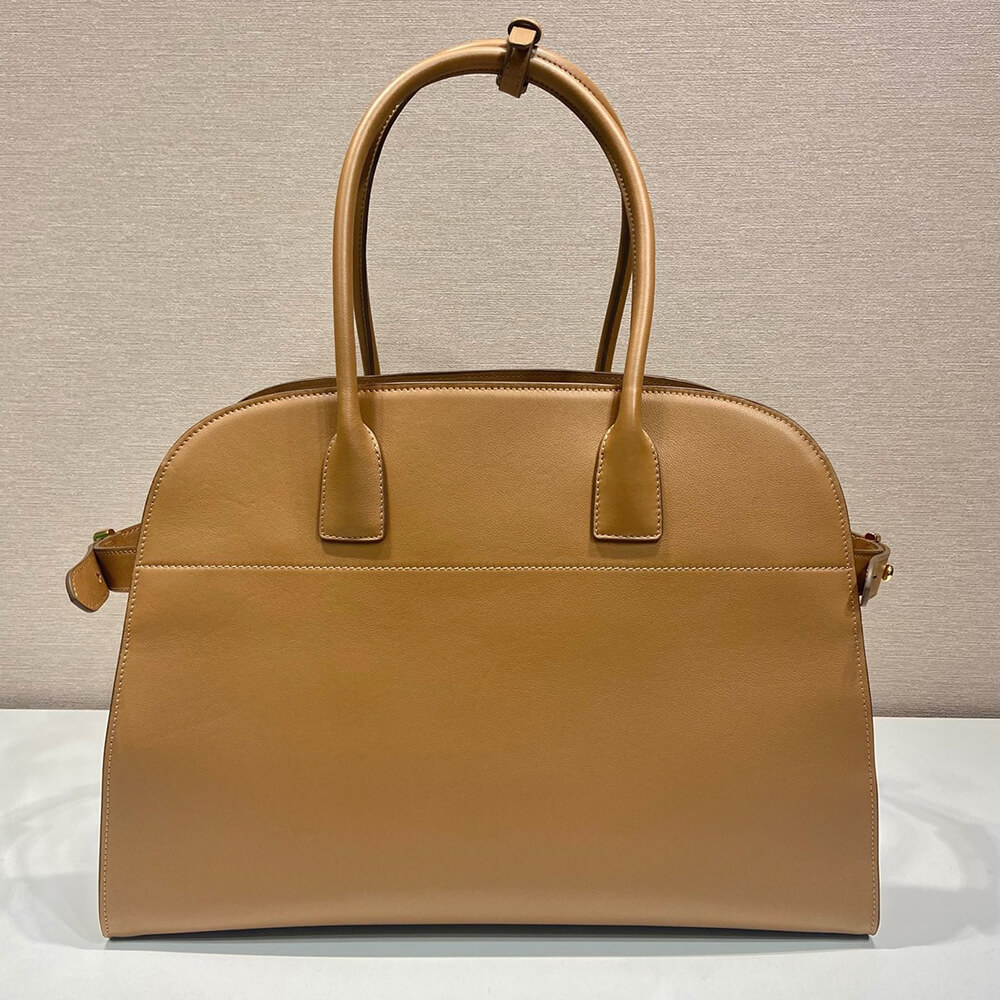 Pra*a large leather tote bag(high-end grade)