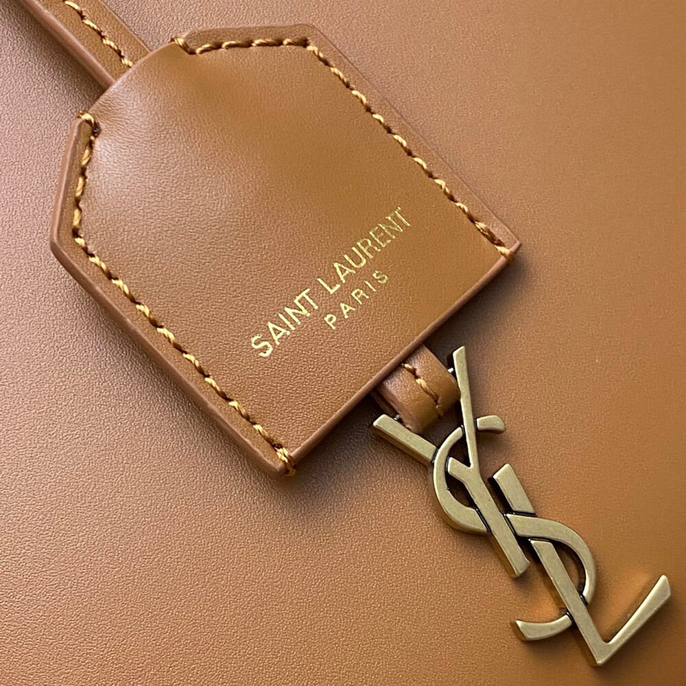MINI TOY SHOPPING SAINT LAURENT IN BOX LEATHER
