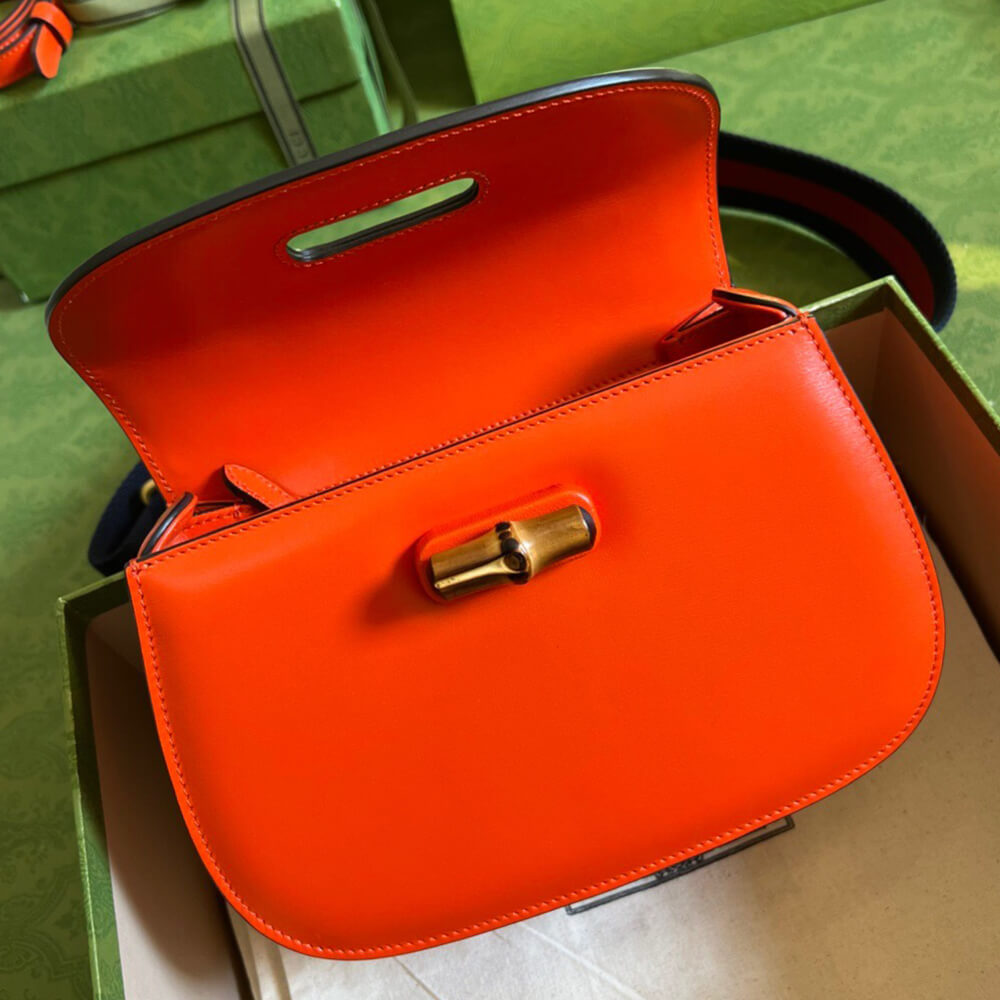 G*u*i bamboo 1947 jumbo gg small top handle bag