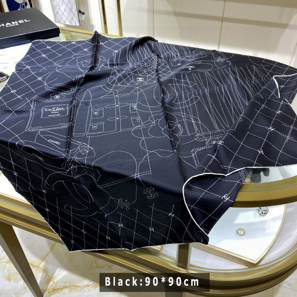 Ch*el square scarf