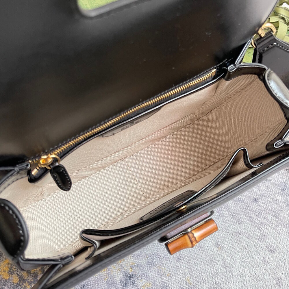 G*u*i bamboo 1947 jumbo gg small top handle bag